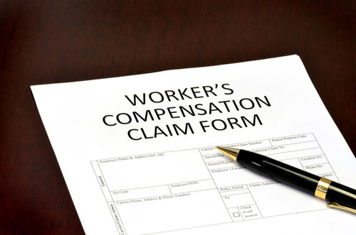 Pen and claim form for workers' compensation claims process