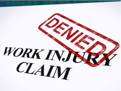Denied workers' comp claim