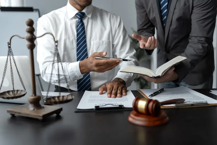 Charlotte workers' compensation lawyer reviewing a client's case