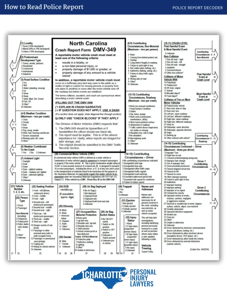 How to read a police report page 3