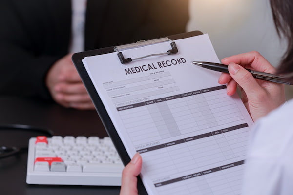 Medical records for personal injury case