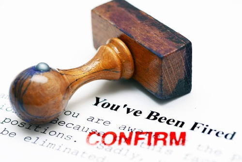 notice to employee fired while on workers' compensation in North Carolina